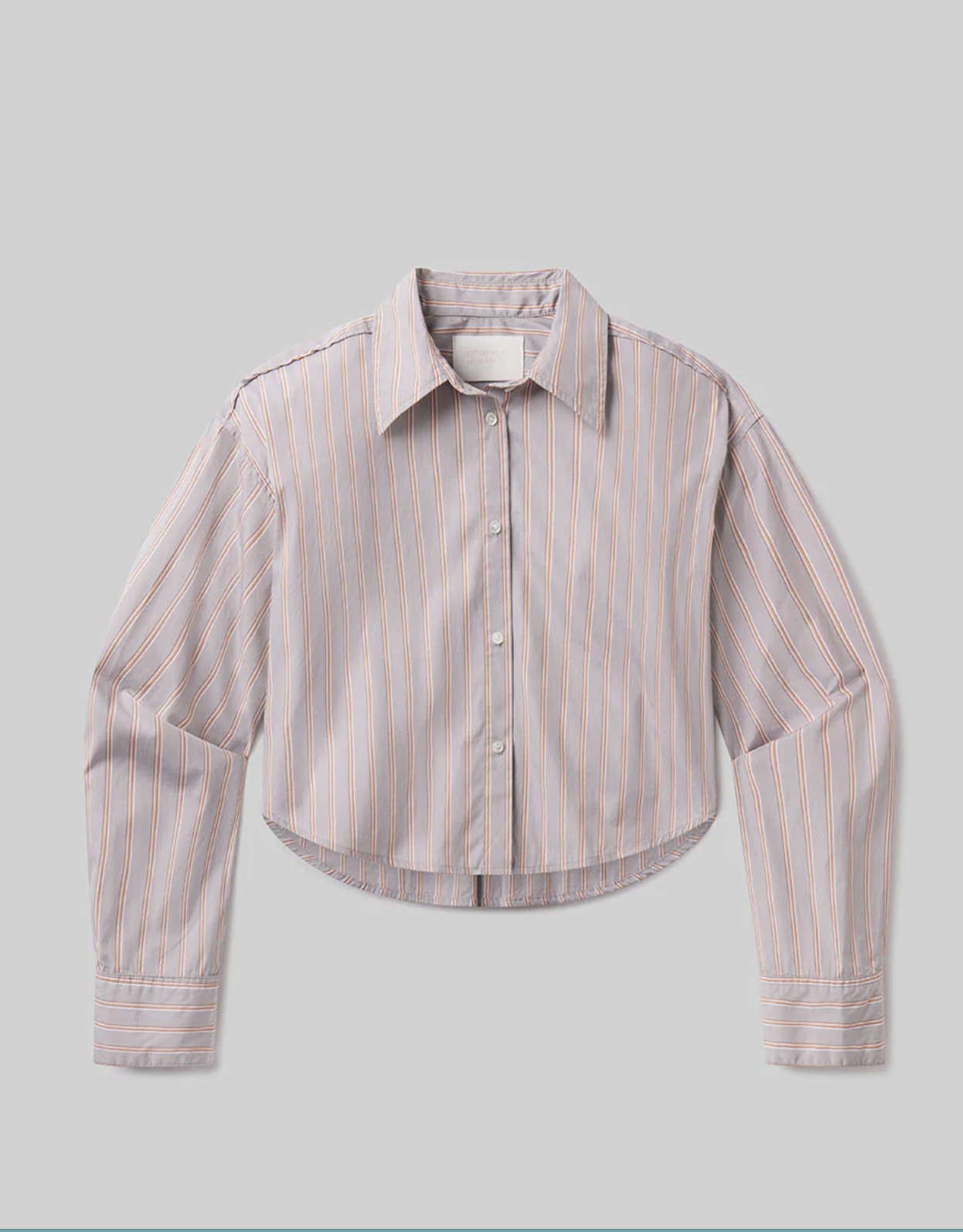 Citizens of Humanity Ana Cropped Shirt | Noble Stripe