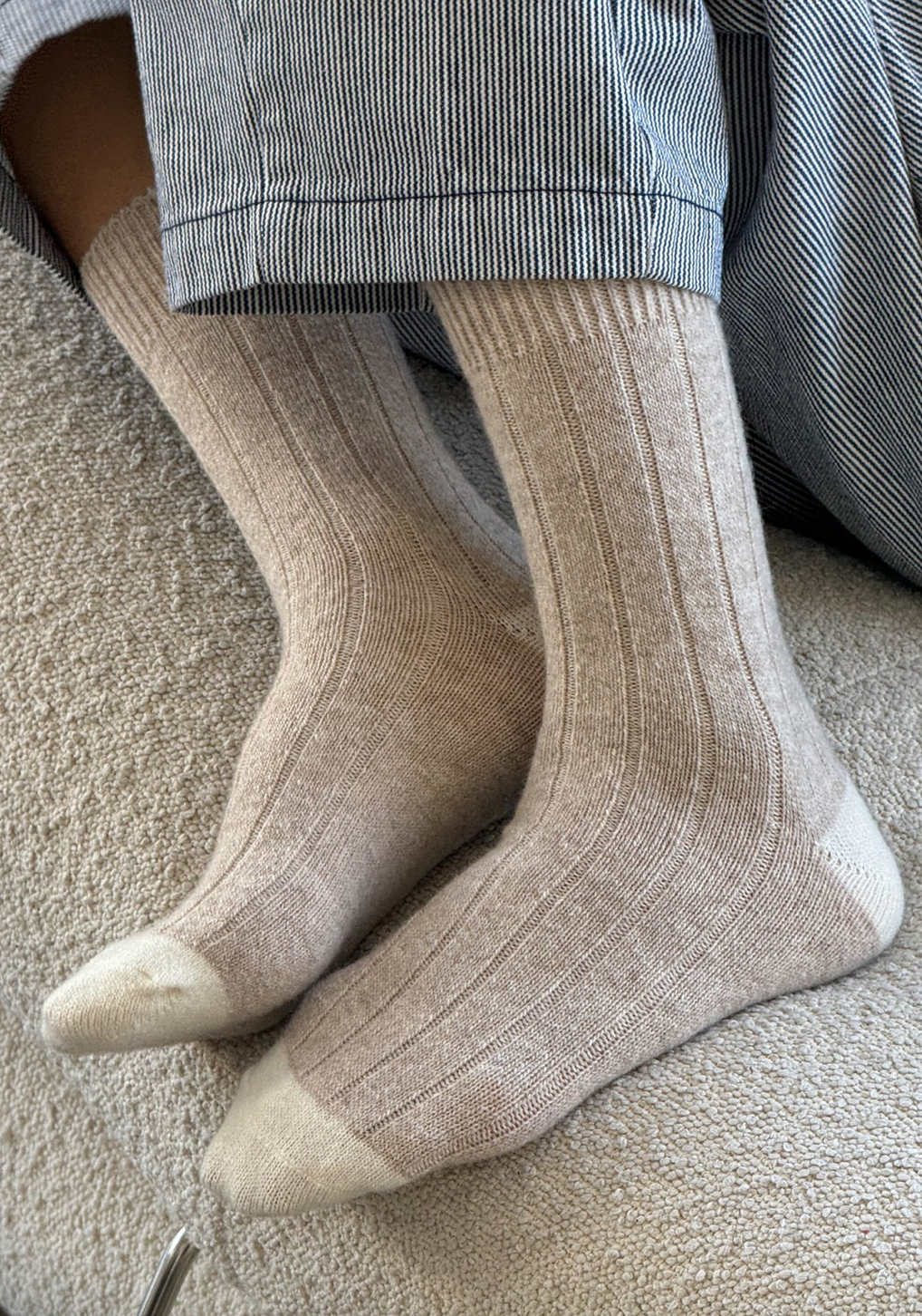 Le Bon Shoppe Classic Cashmere Socks | Fawn