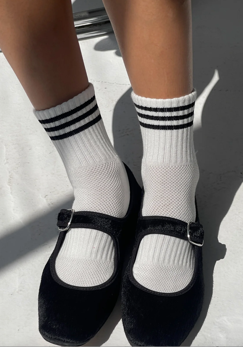 Le Bon Shoppe Girlfriend Socks | White