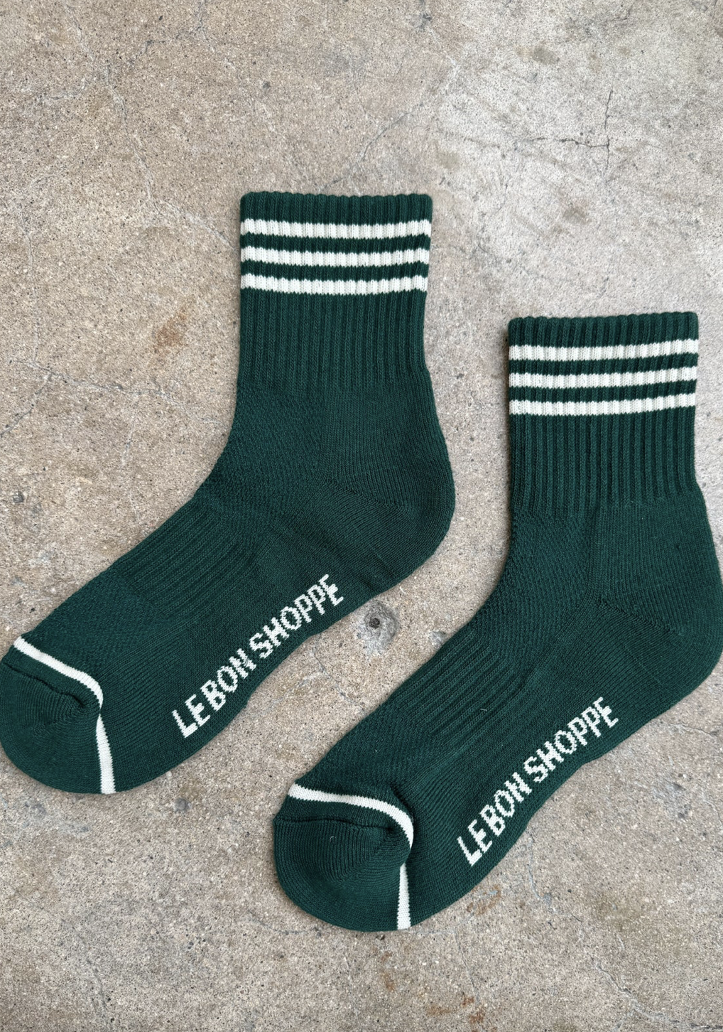 Le Bon Shoppe Girlfriend Socks | Hunter Green