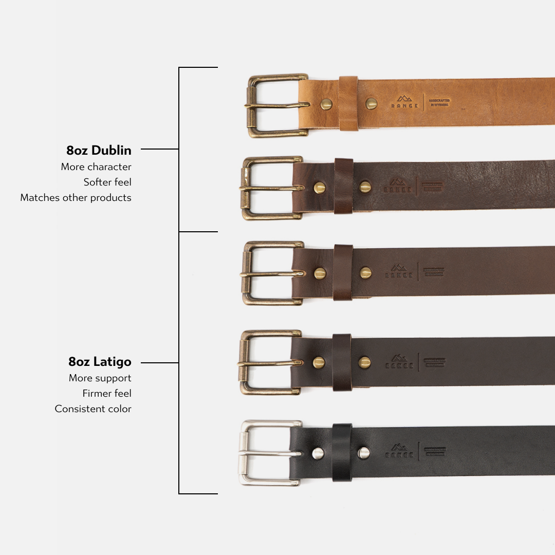 Windom Tan Dublin Leather Belt