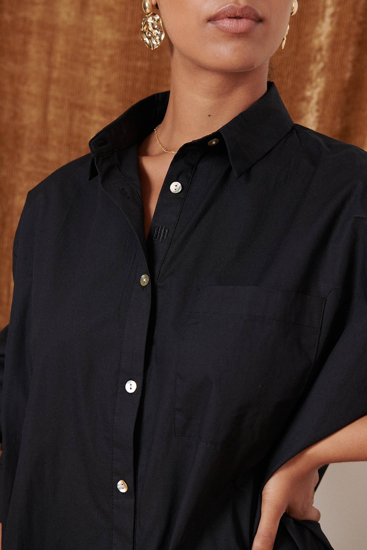 Long Sleeve Cotton Shirt Dress