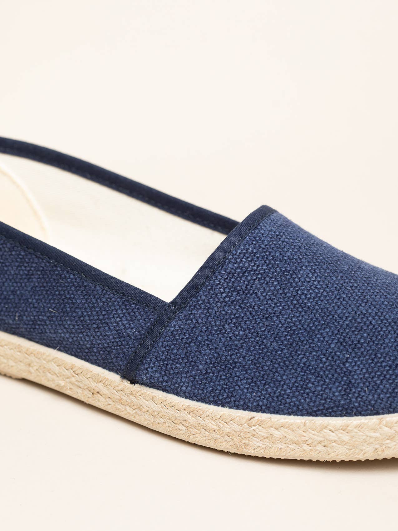 Solid Linen Espadrille