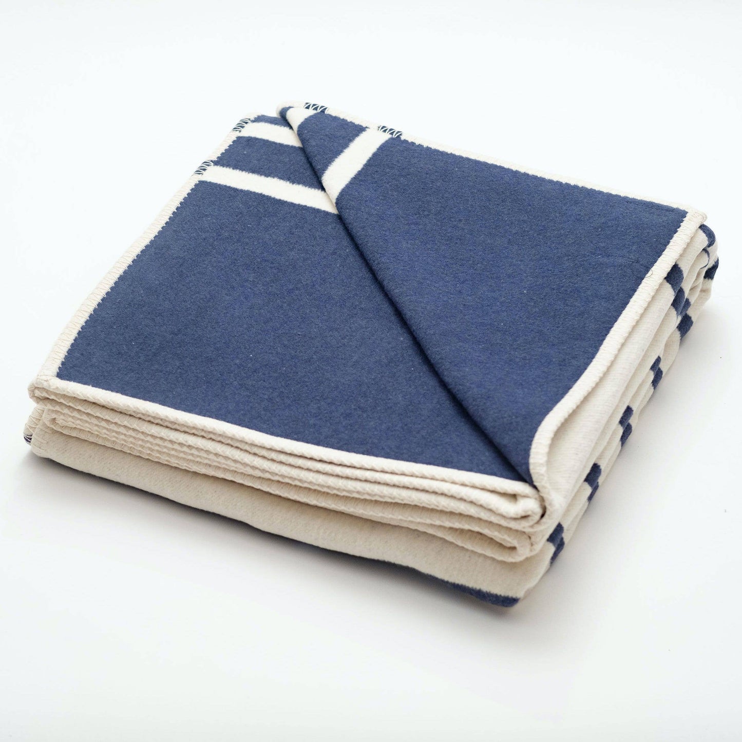 Coastal Stripe Recycled Cotton Blanket