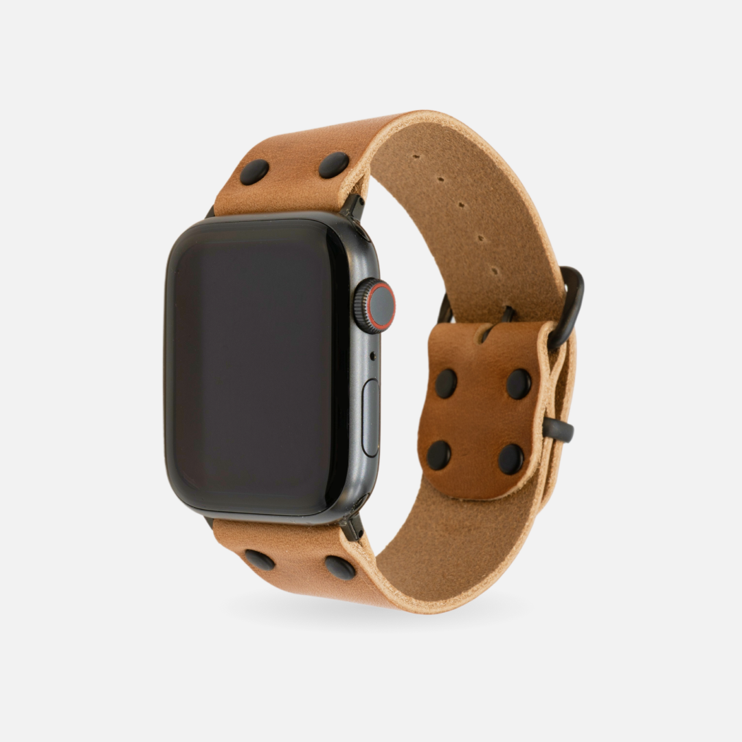 Leather Apple Watch Band - USA Made & Full-Grain Leather