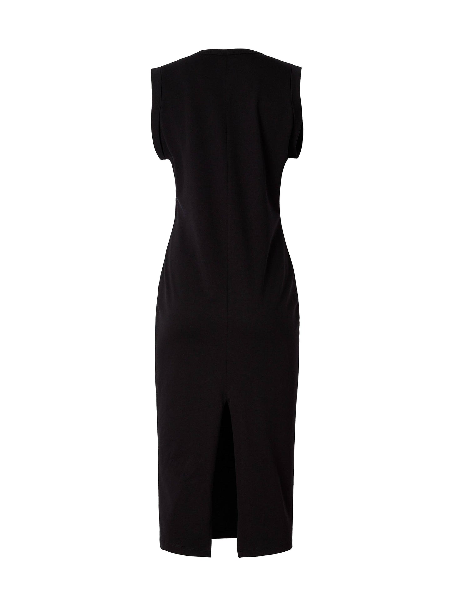 Sleeveless Black "David" Maxi Dress