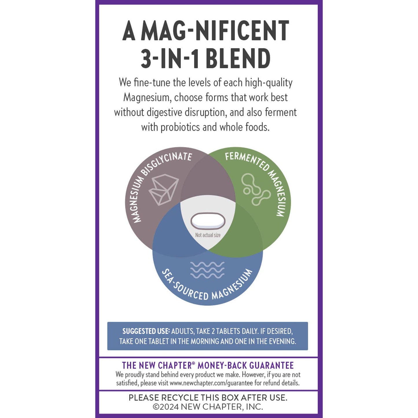 Magnesium Complex Supplement, 60 Tablets