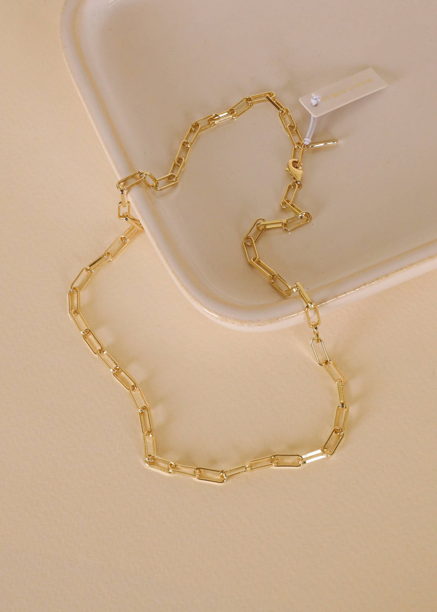 Large Link Chain Necklace | 18K Gold Plated