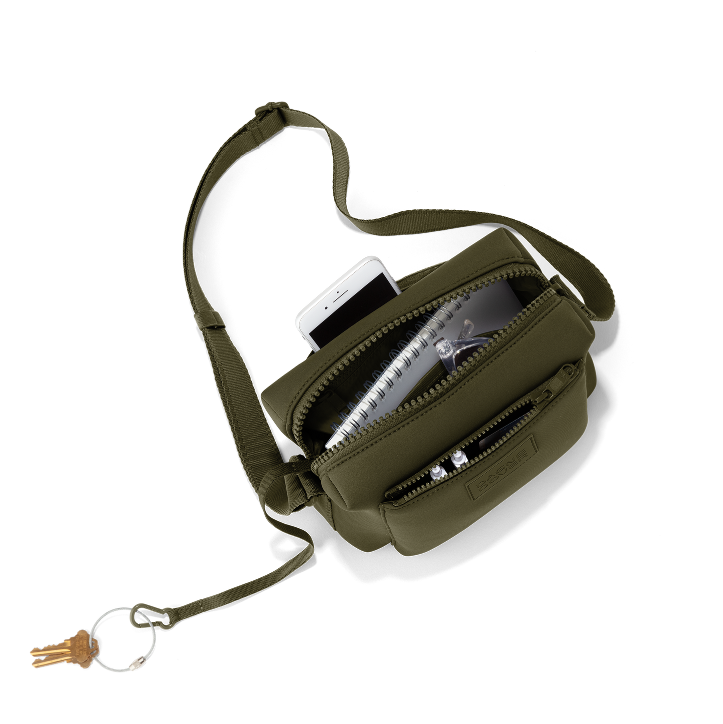 Micah Crossbody | Dark Moss