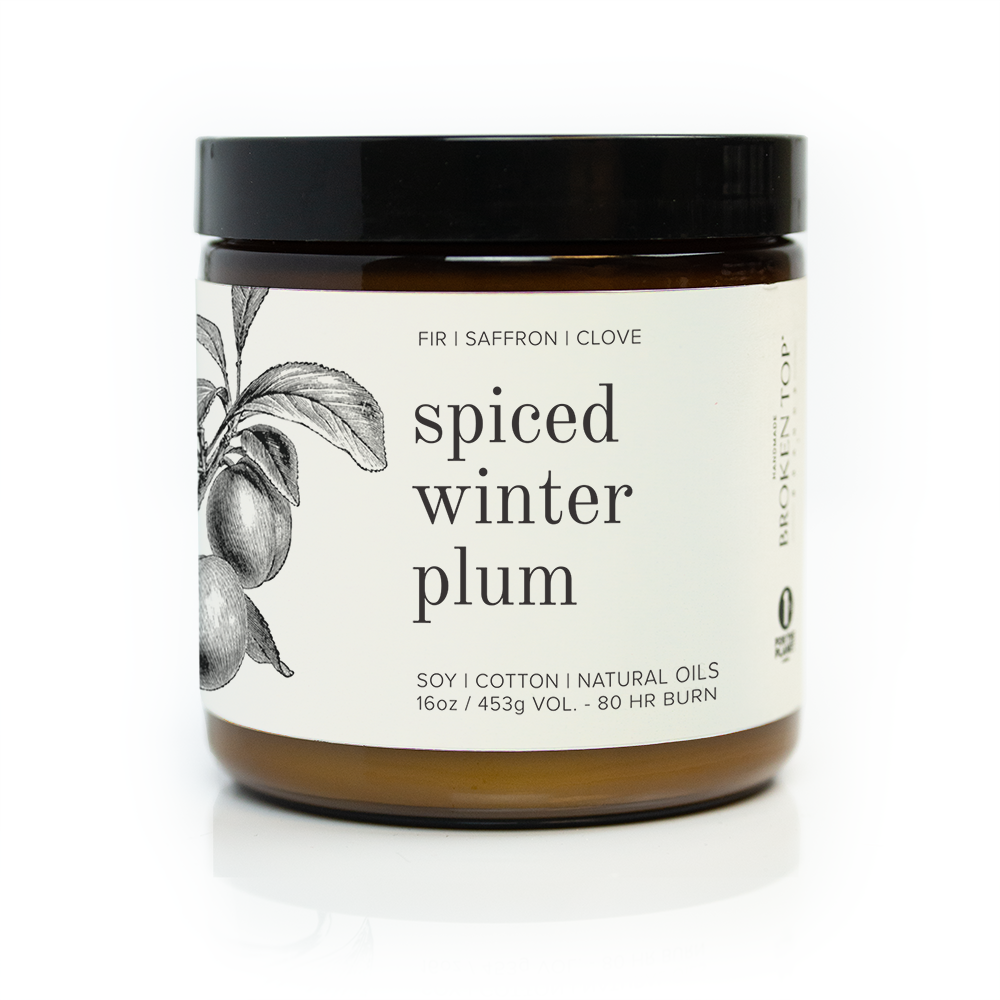 Spiced Winter Plum Soy Candle | 16oz