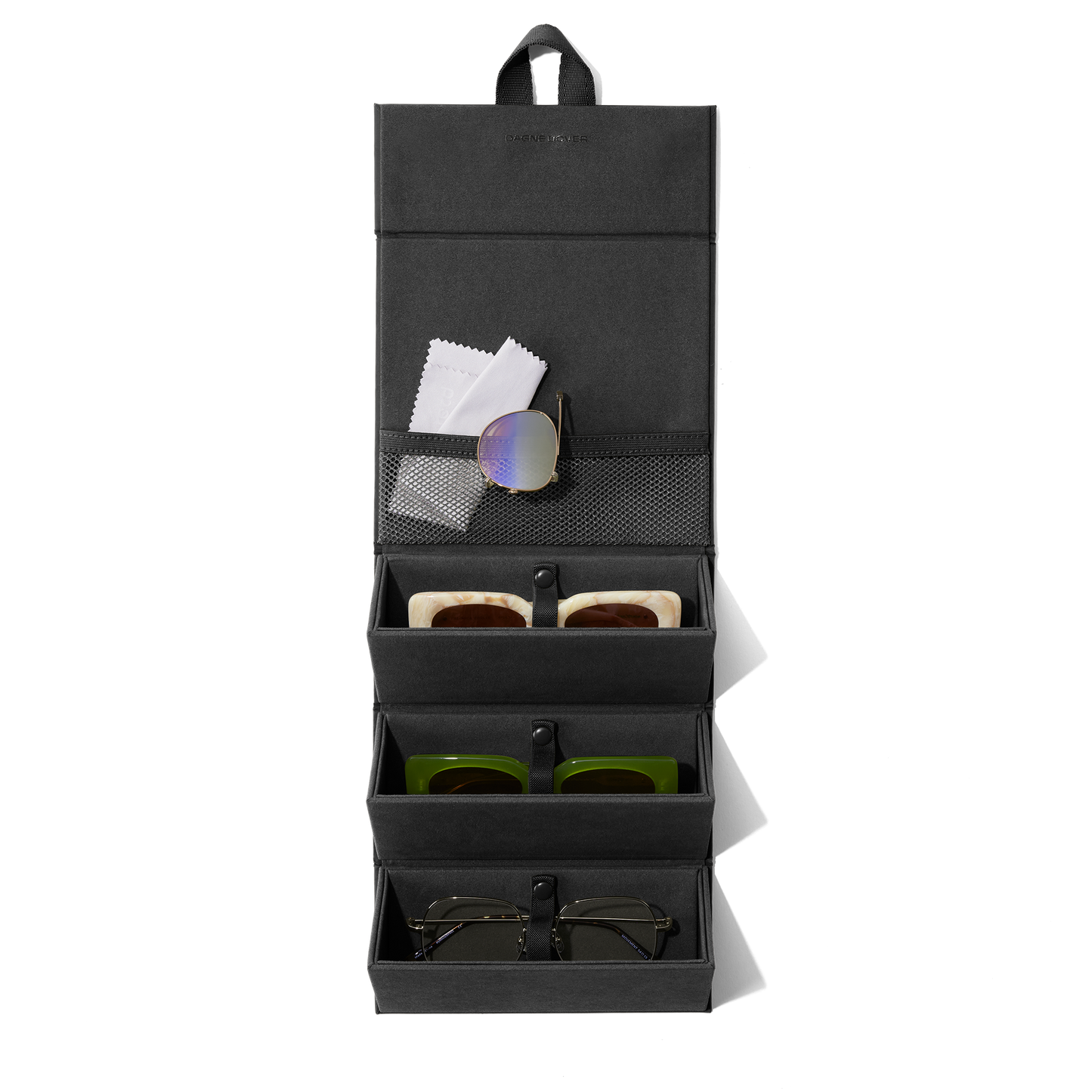 Remi Glasses Case in Onyx