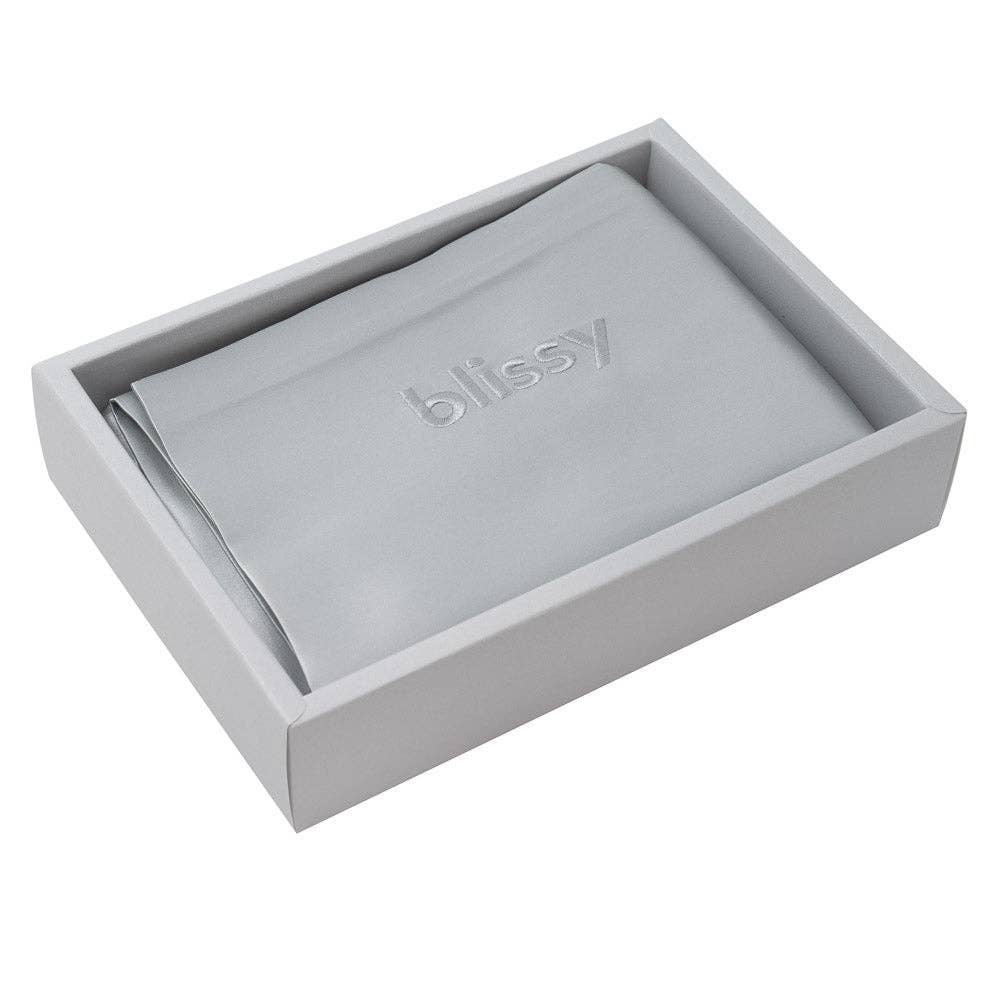 Blissy Mulberry Silk Pillowcase | Silver | Standard