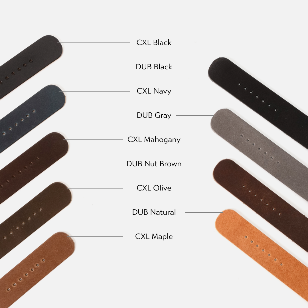 Leather Apple Watch Band - USA Made & Full-Grain Leather