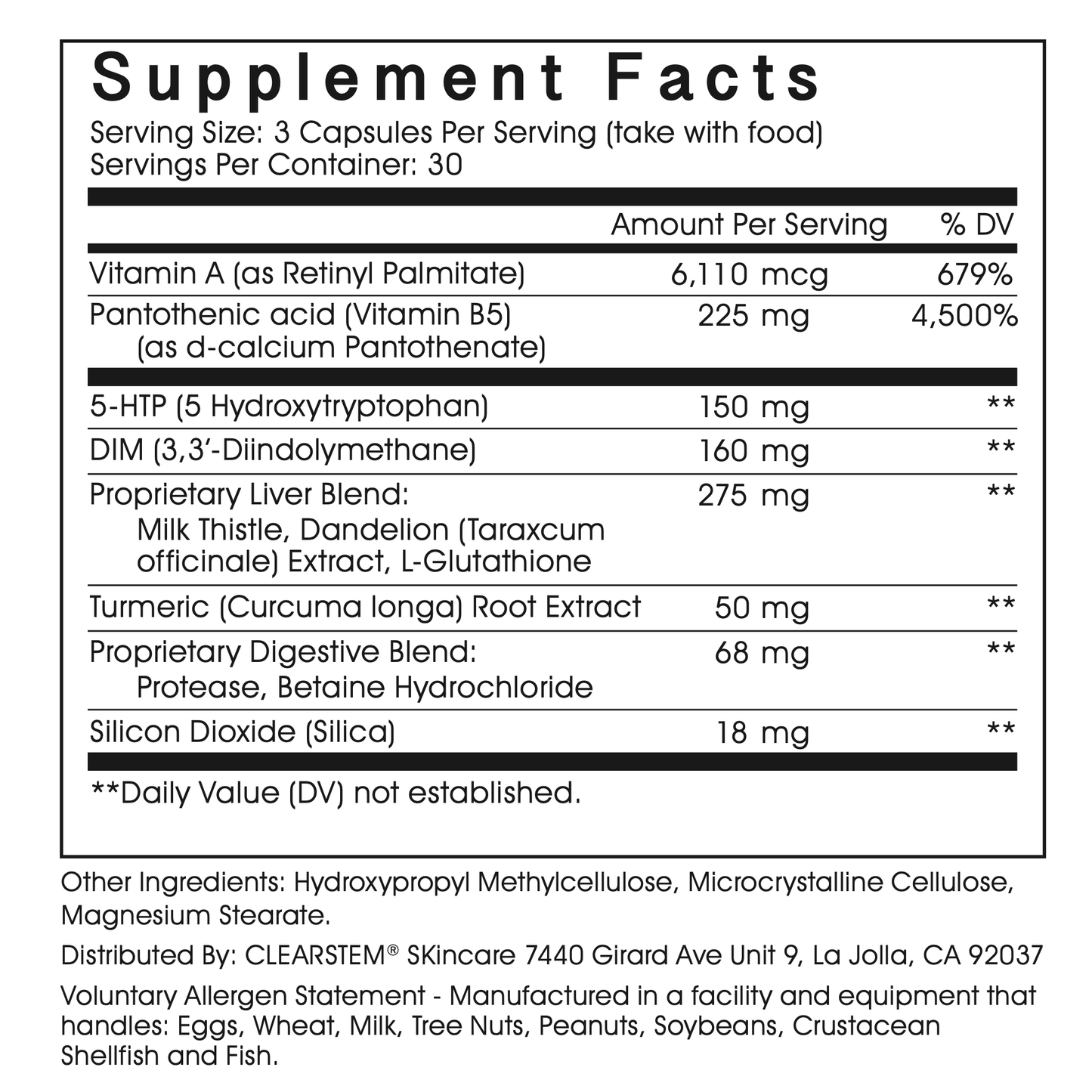 MINDBODYSKIN™ Hormonal Acne Supplement