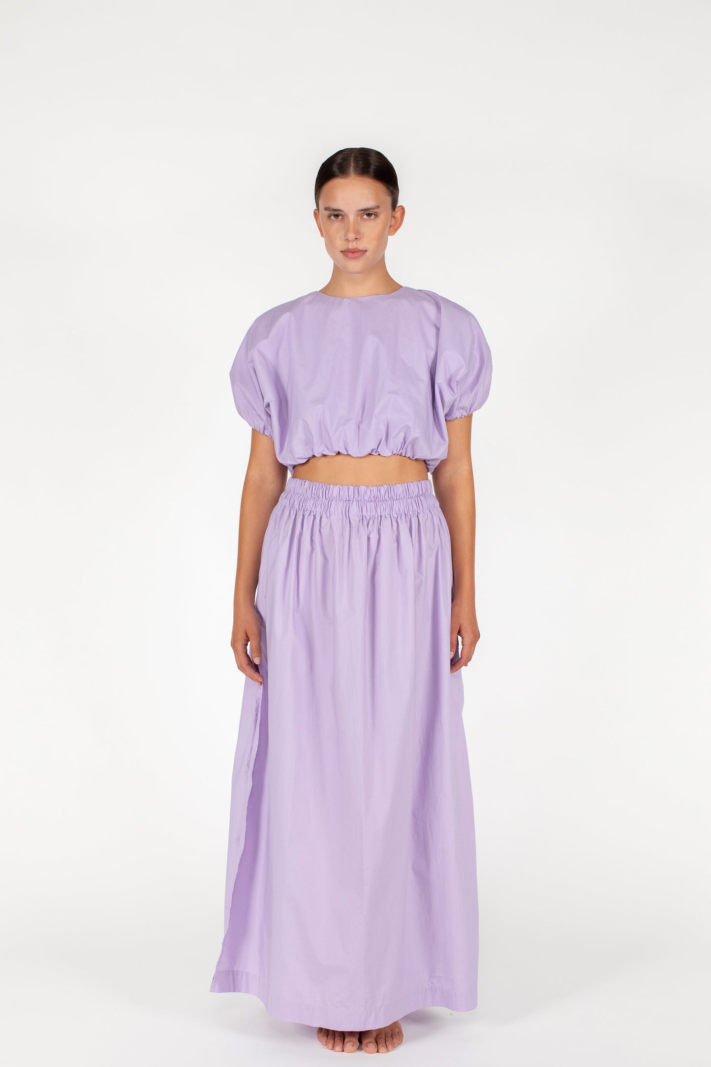 Mikoh | Opihi Bubble Sleeve Crop Top