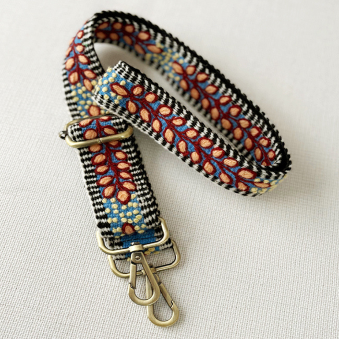 Embroidered Adjustable Bag/Camera Strap | Growing Season