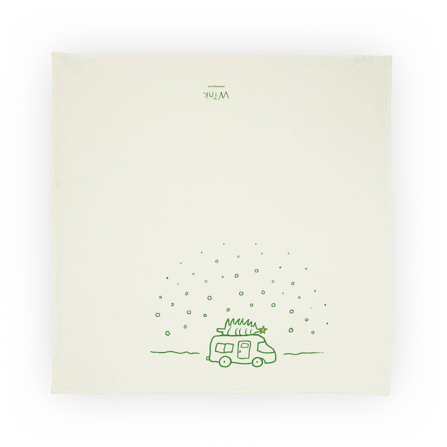 Holiday Vintage Van Tea Towel