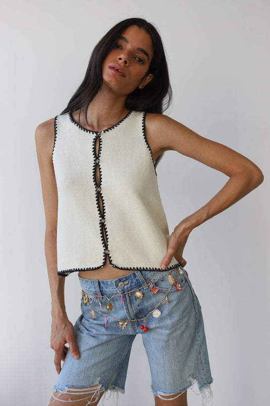 The Male Stitch Cotton Tank