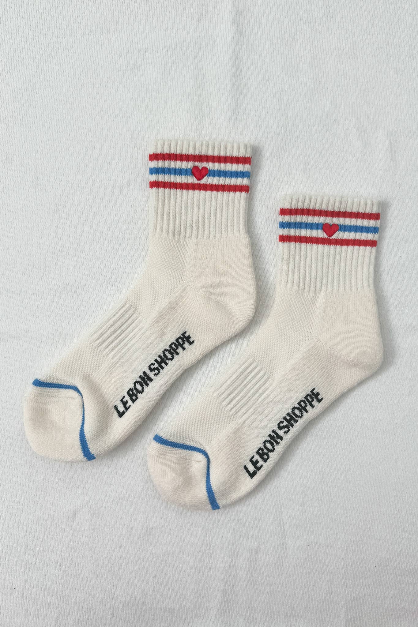 Le Bon Shoppe Embroidered Girlfriend Socks | Leche + Heart