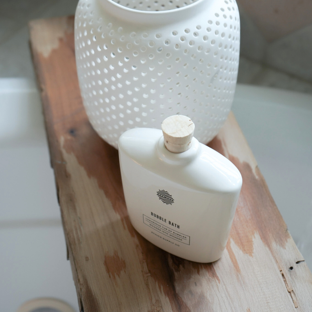 Soak in Light Ceramic Bubble Bath