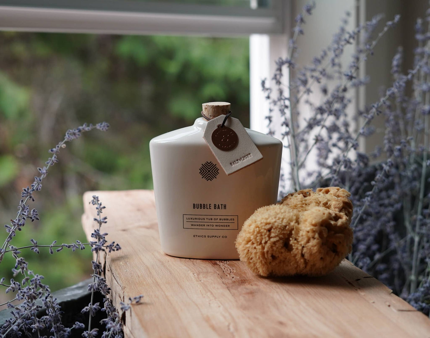 Soak in Light Ceramic Bubble Bath