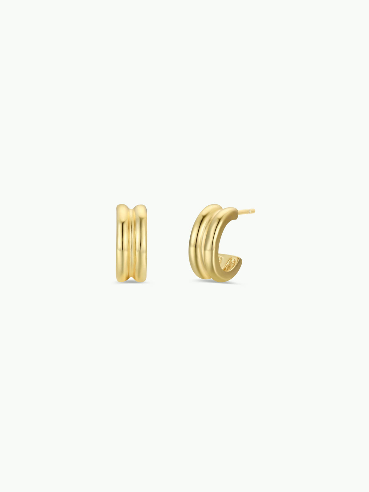 Bold Gold Hoop Earrings