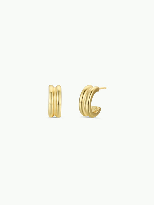 Bold Gold Hoop Earrings