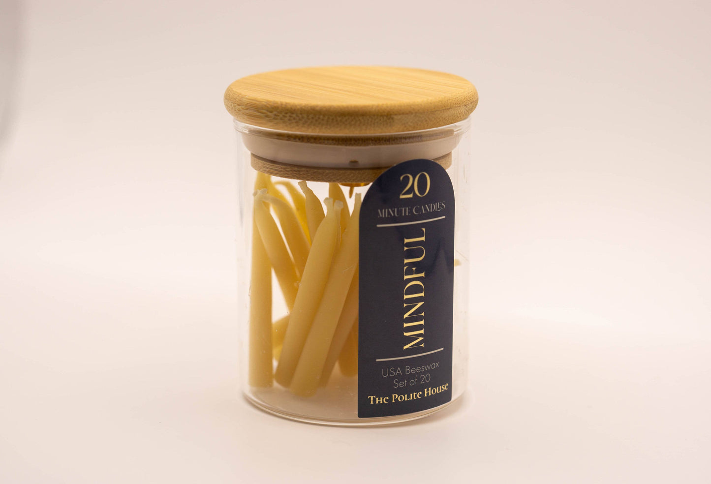 20 Minute Beeswax Mindful Candle Set | Set of 20