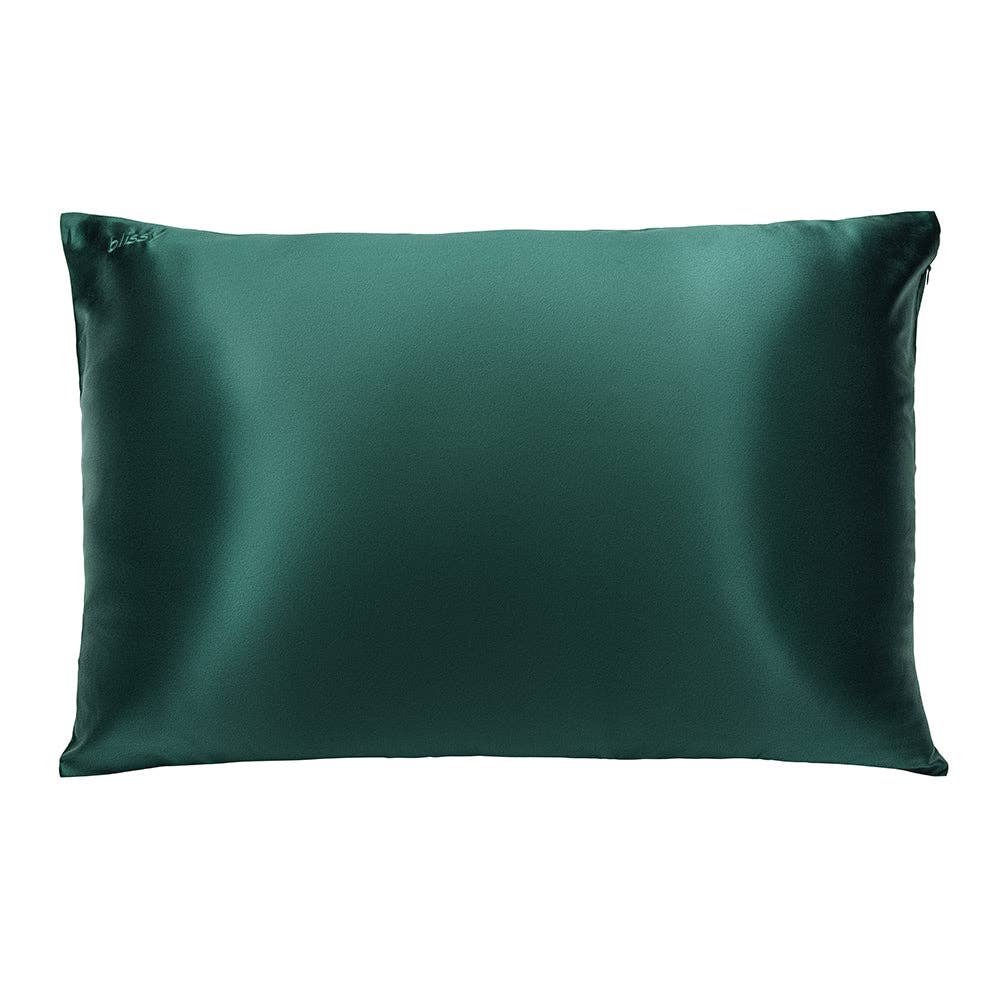 Blissy Mulberry Silk Pillowcase | Emerald | King