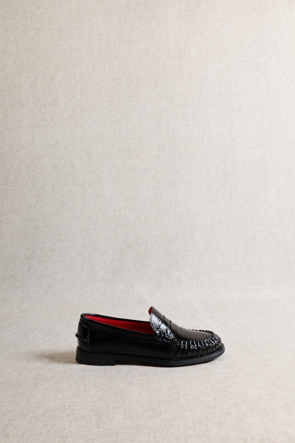 Black Leather Loafers