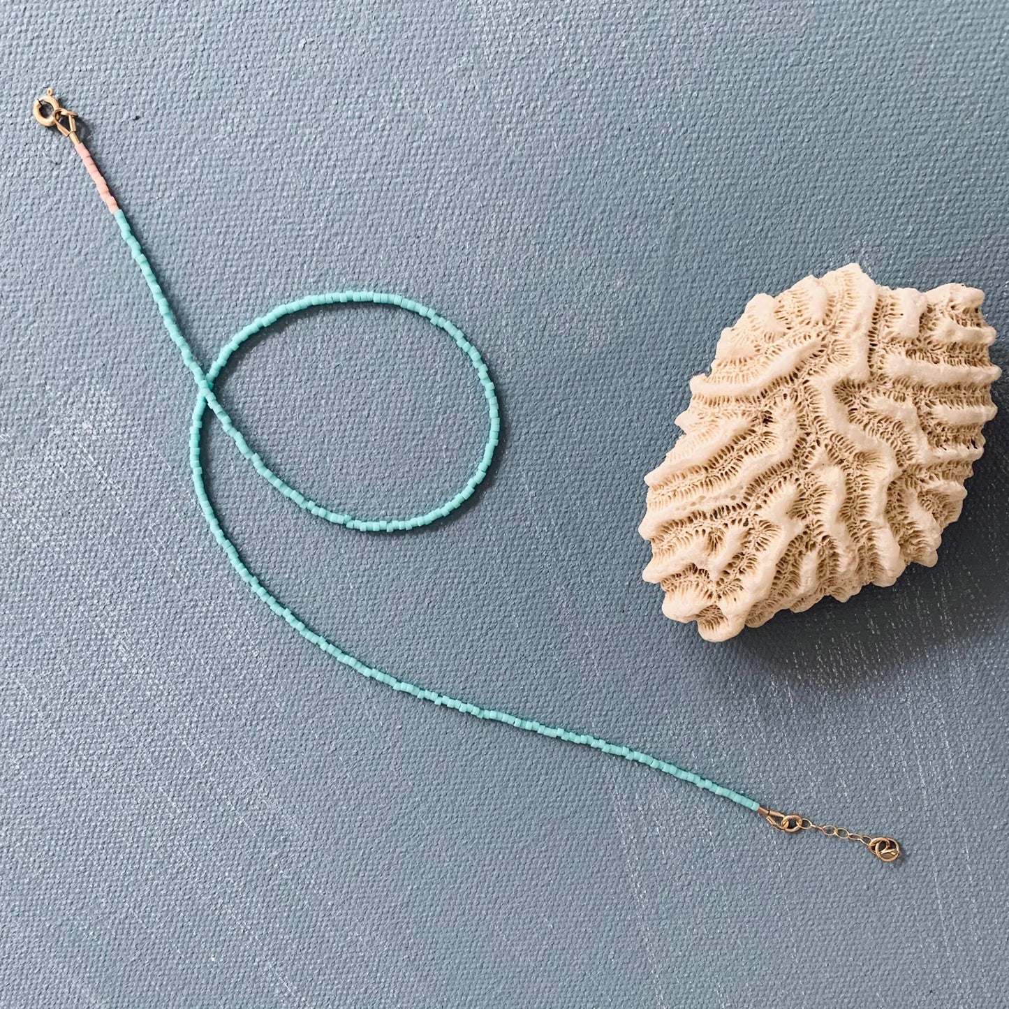 Single Note Beaded Necklace | Turquoise 