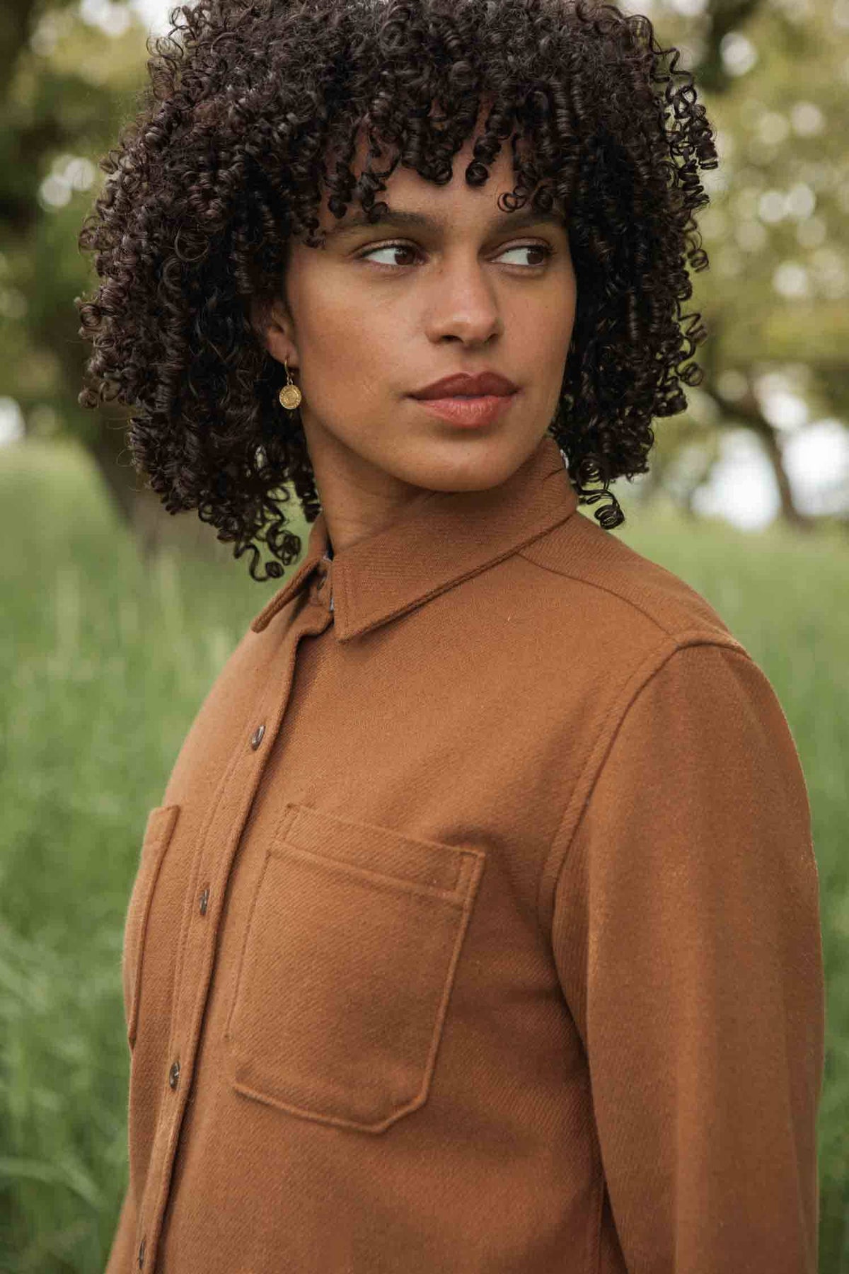 Camel Twill Shacket
