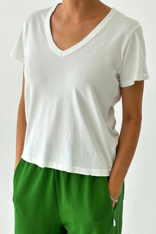 Le Bon Shoppe Petite La Vie Tee | Vintage White