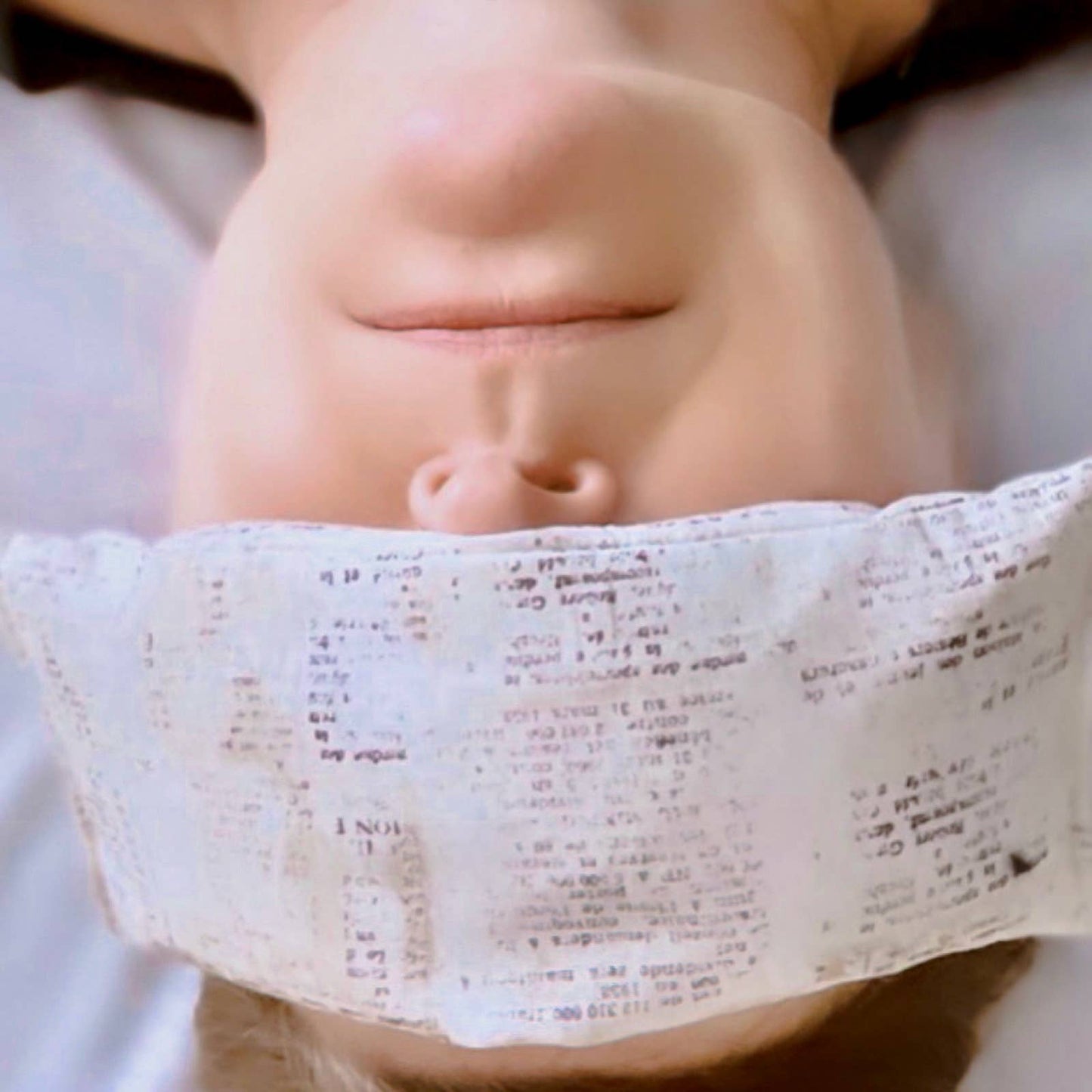 Lavender & Flaxseed Eye Pillow | Blue Ticking