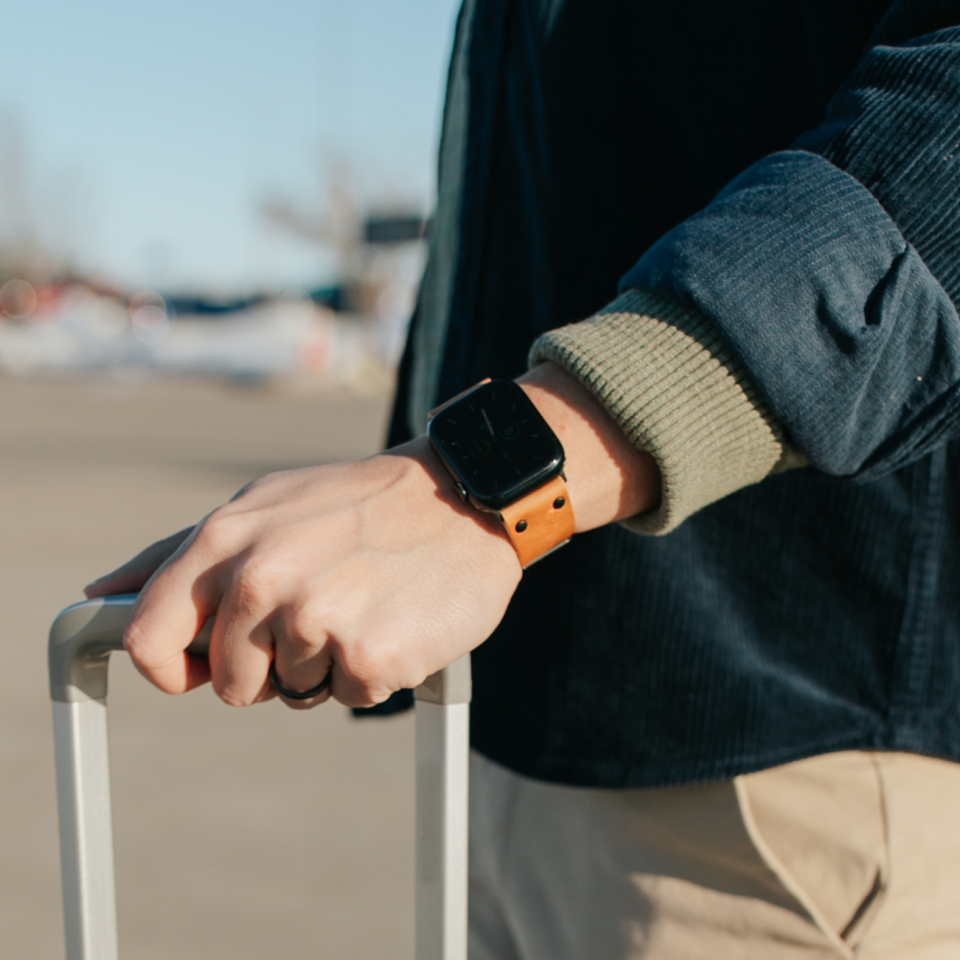 Leather Apple Watch Band - USA Made & Full-Grain Leather