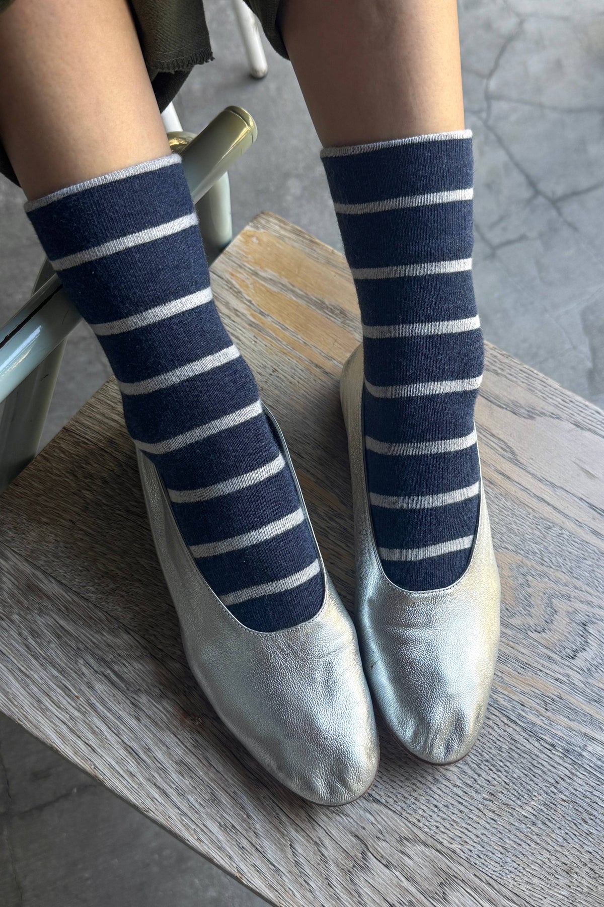 Le Bon Shoppe Wally Socks |  Marine