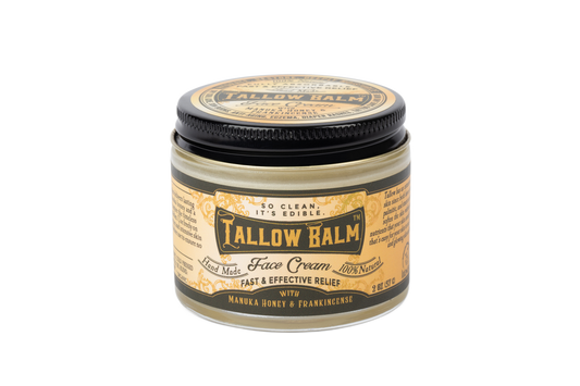 Tallow Face Cream with Manuka Honey & Castor Oil