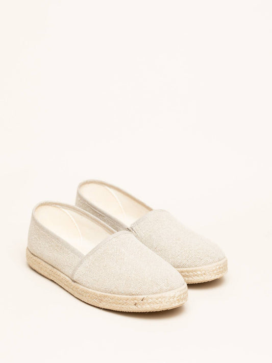 Solid Linen Espadrille
