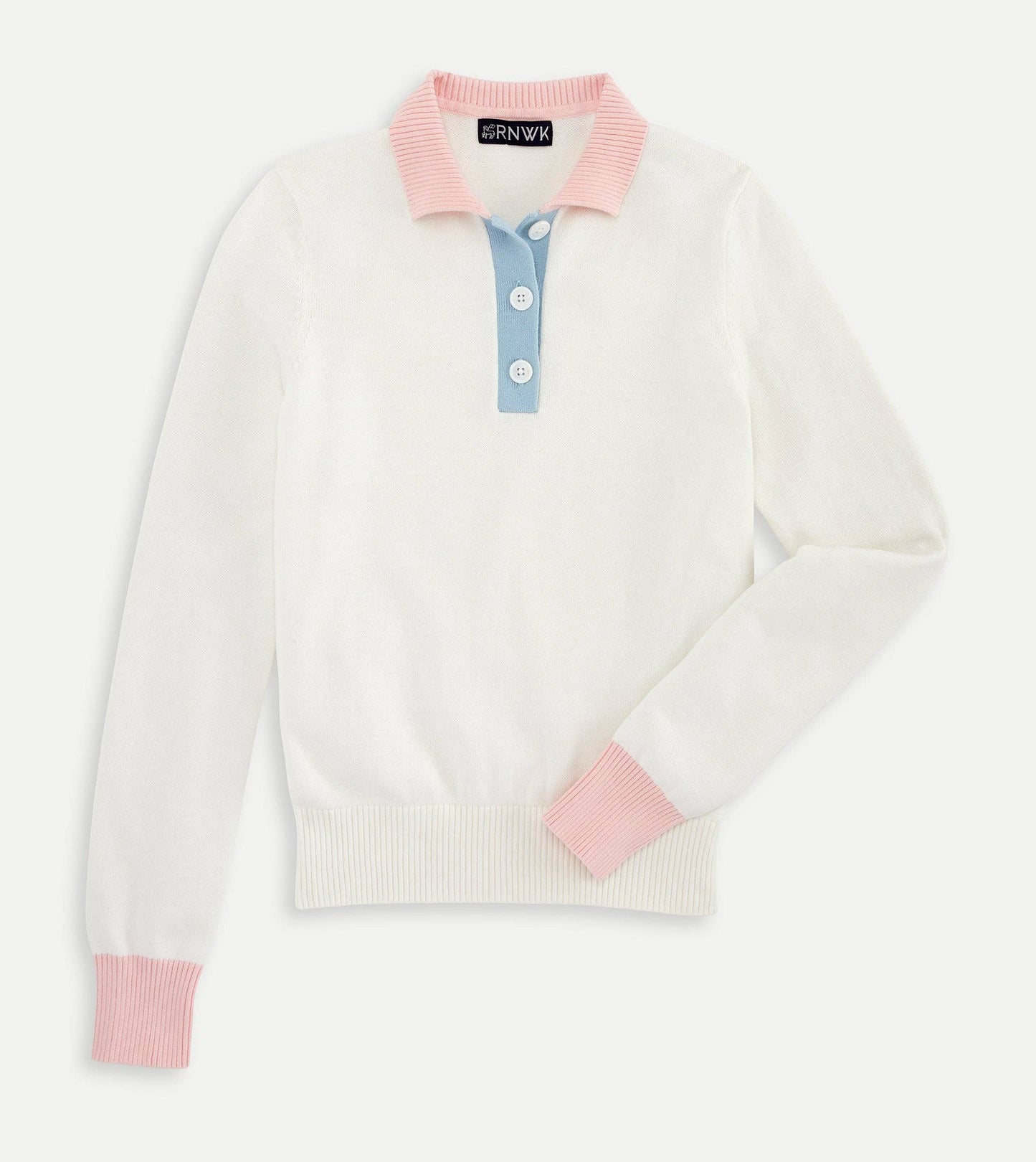 Colorblock Polo Sweater