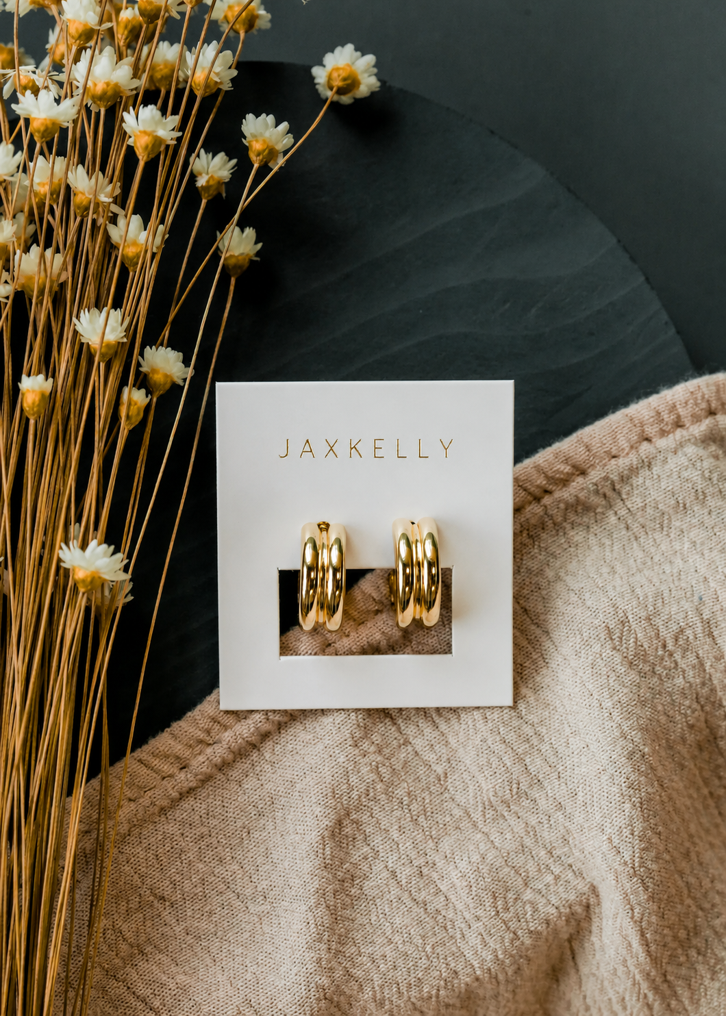Bold Gold Hoop Earrings