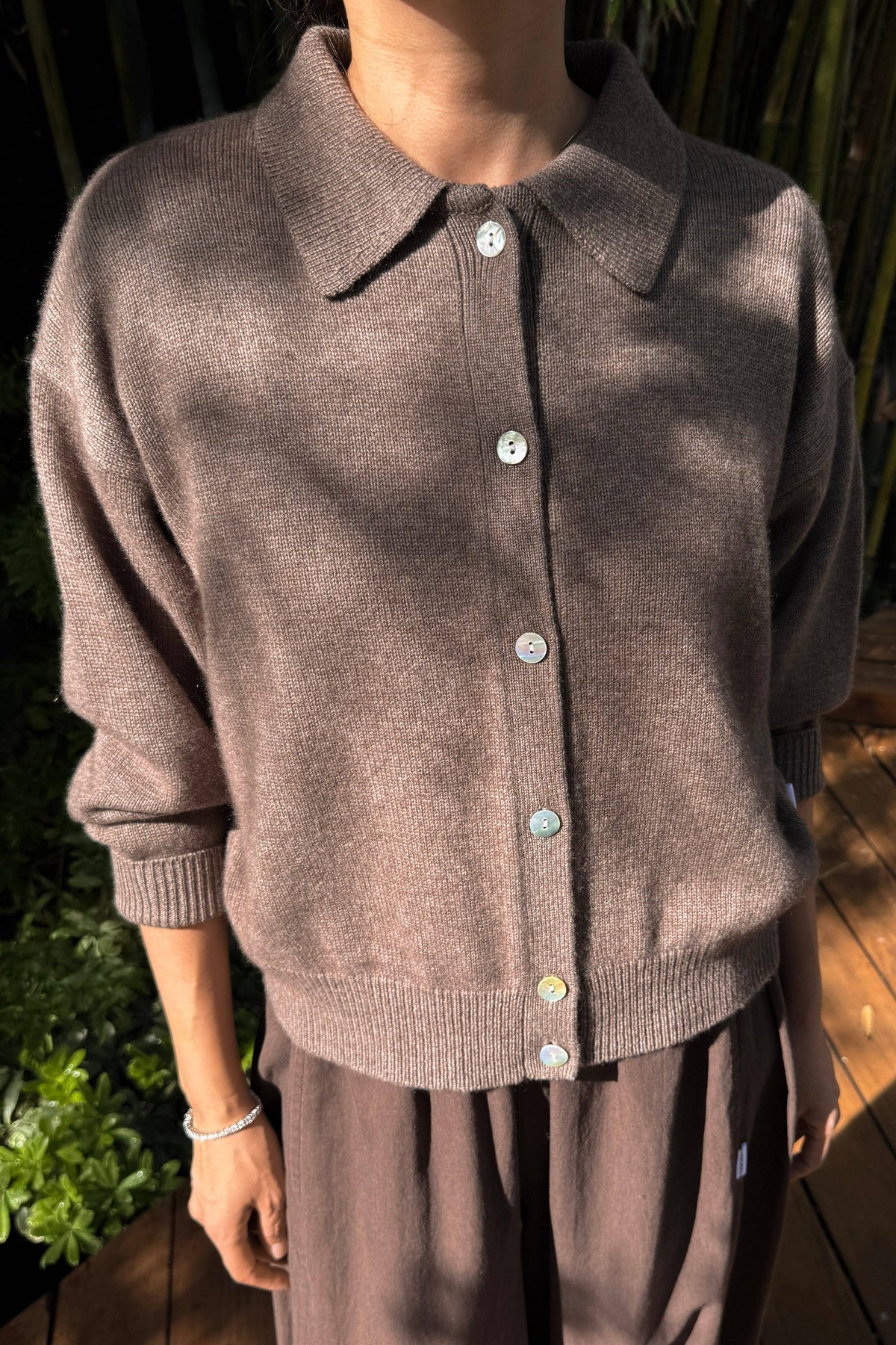 Le Bon Shoppe Lou Cashmere Cardigan | Frappe