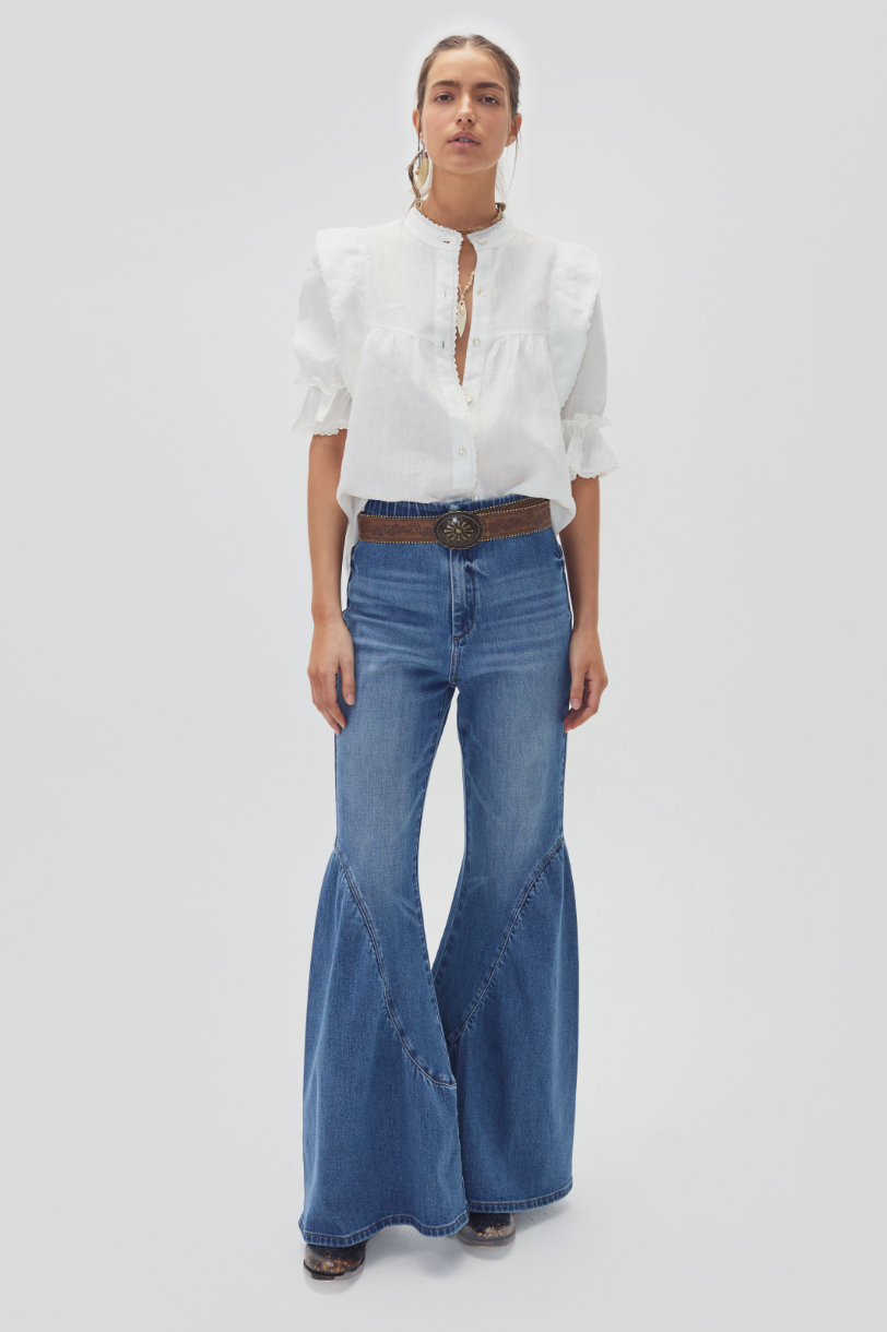 Folk Linen Shirt | Off White