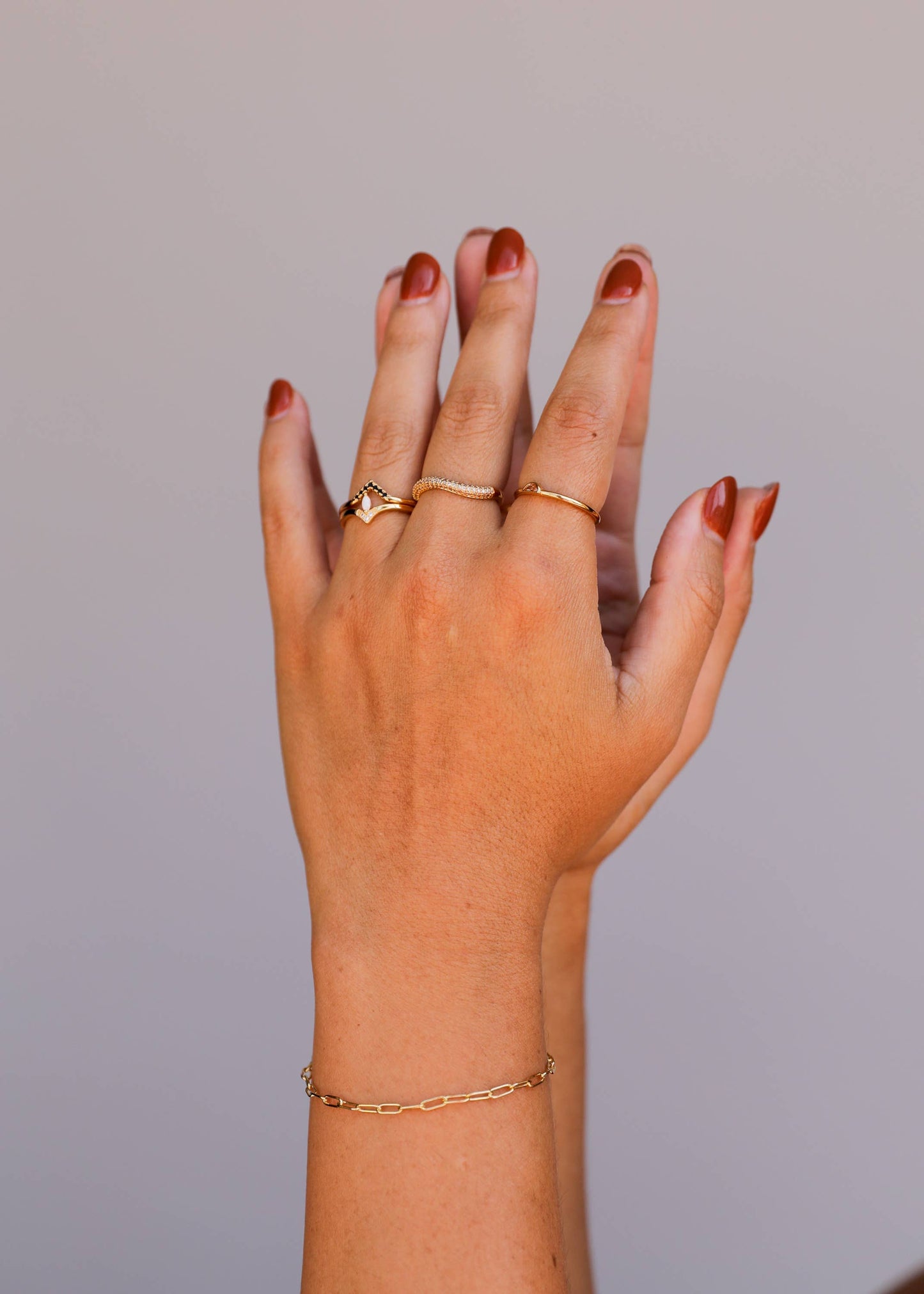 Small Link Chain Bracelet | 18k Gold Plated