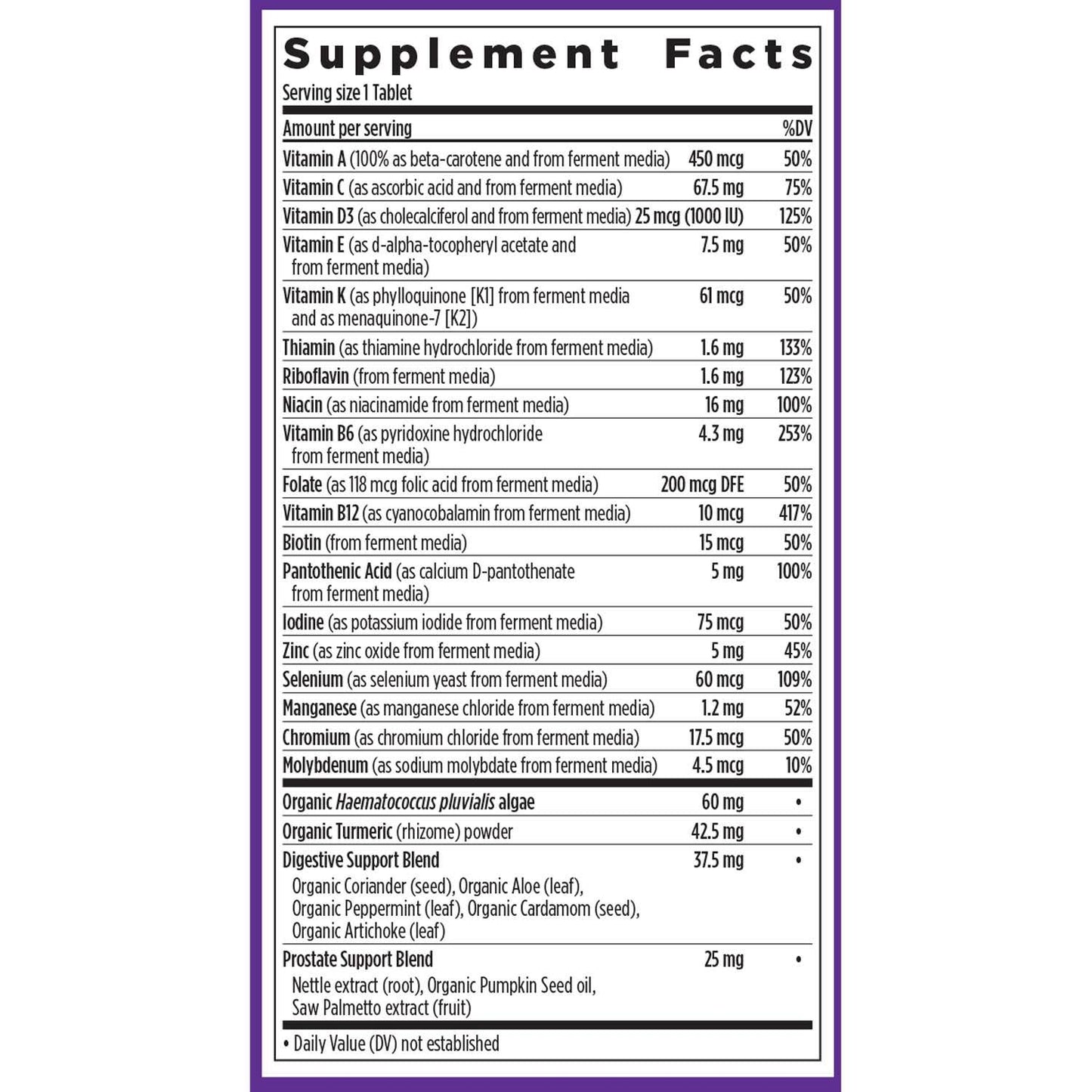 Every Man's One Daily 55+ | Men's Multivitamin | 30 Tablets