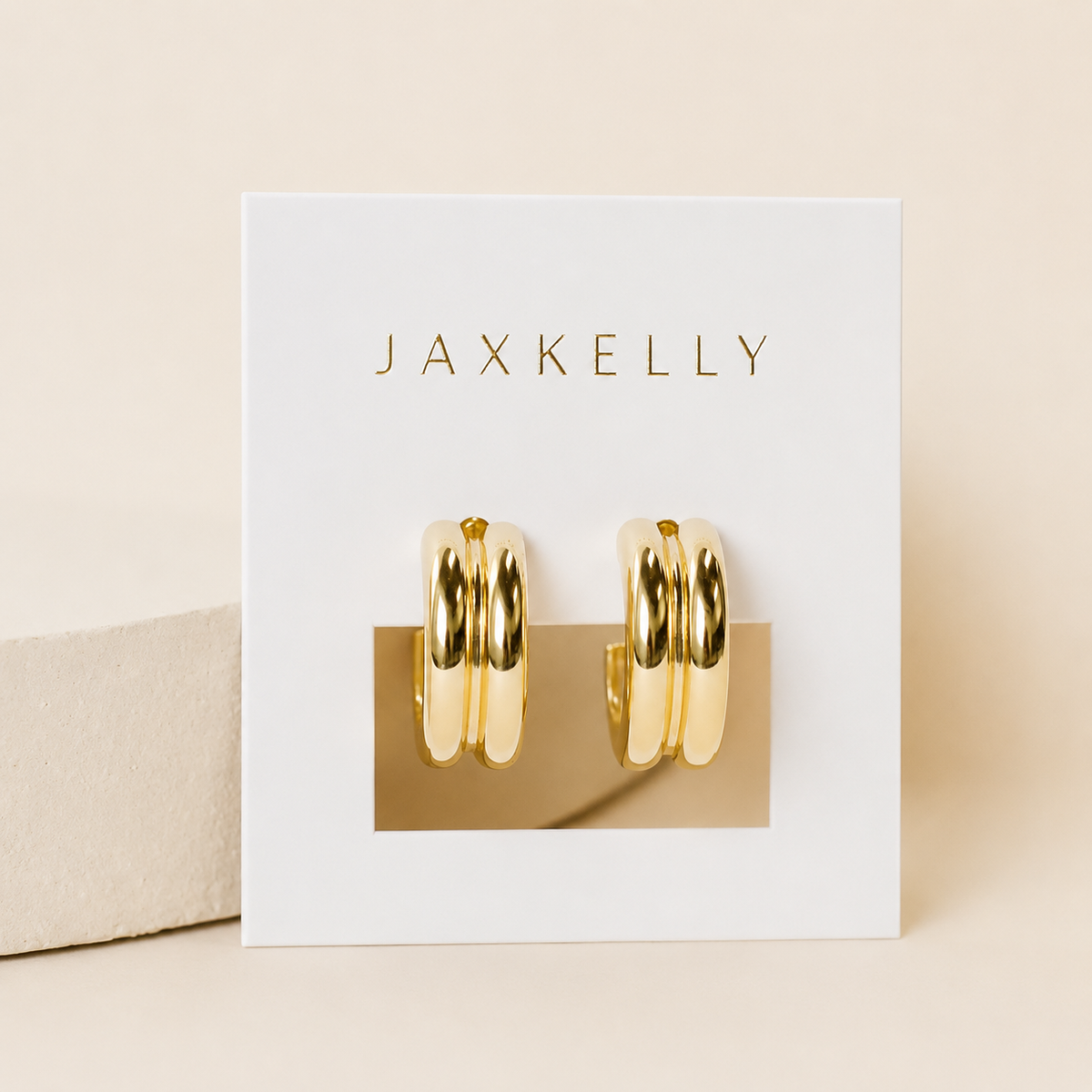 Bold Gold Hoop Earrings