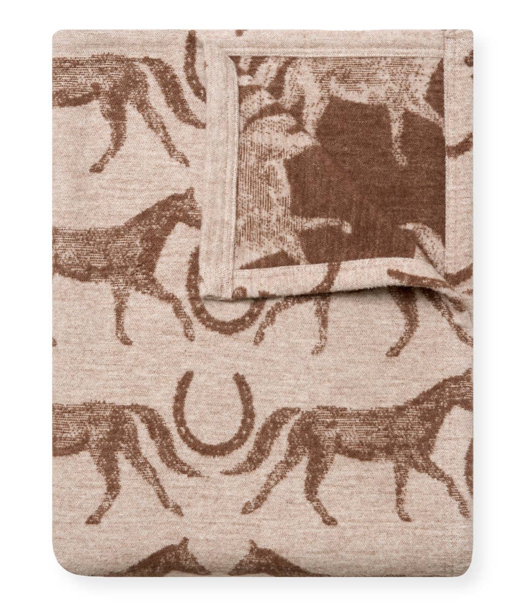 Hill Country Horses Lightweight Blanket | Brown