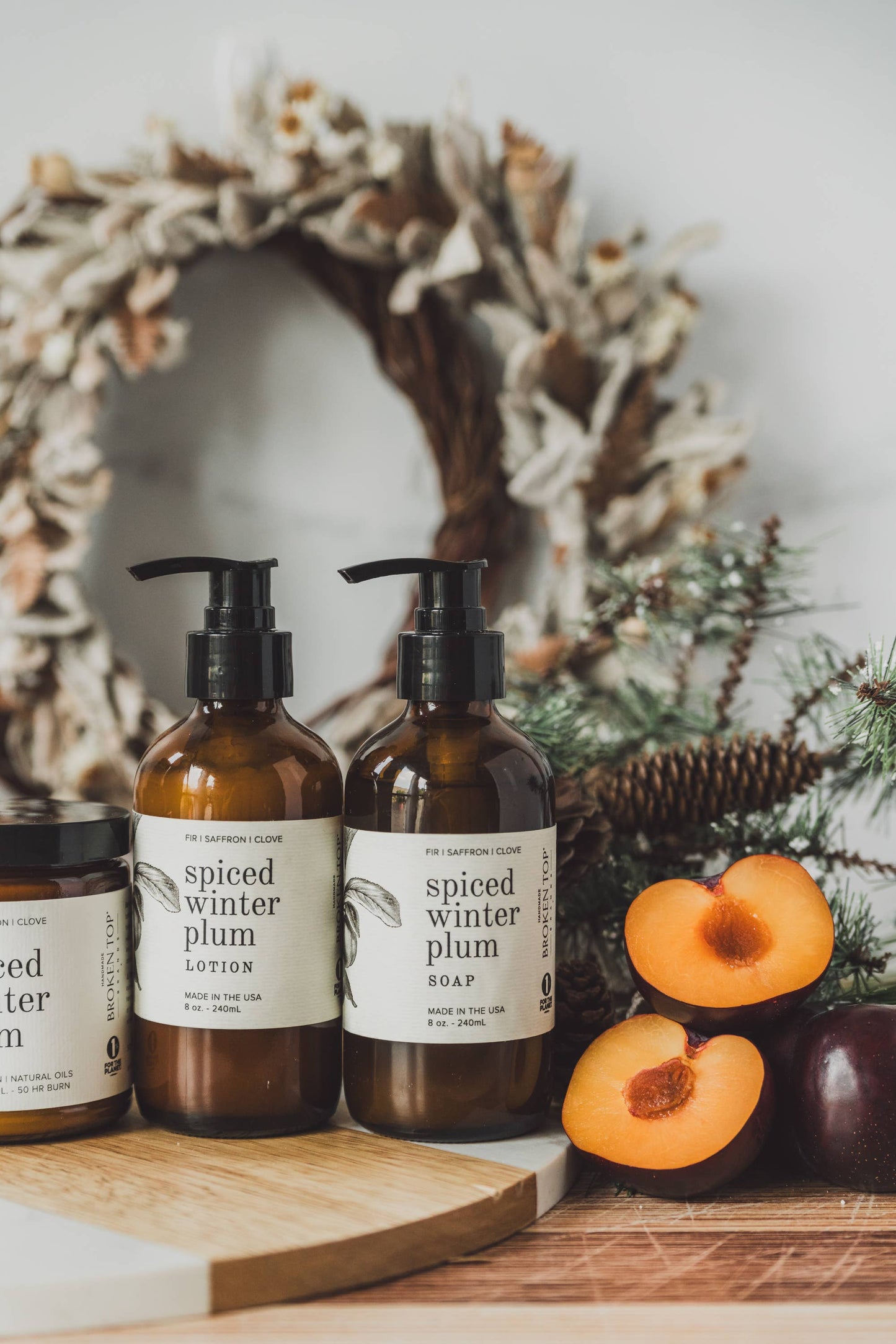 Spiced Winter Plum Hand + Body Lotion | 8 oz
