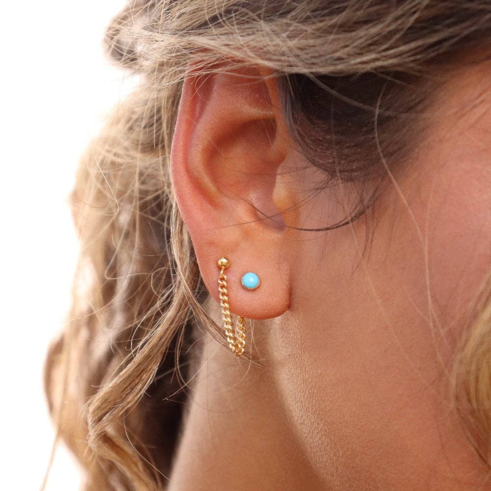 Mini Turquoise Studs