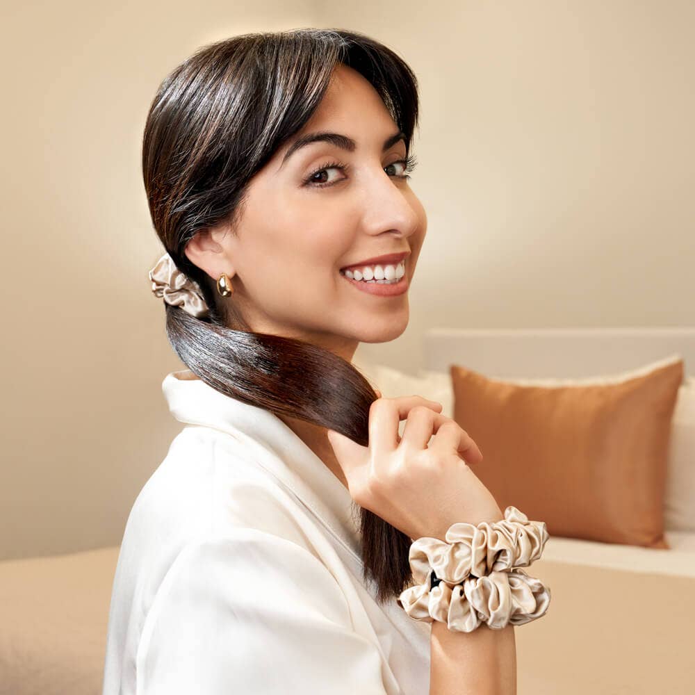 Blissy Scrunchies | Champagne