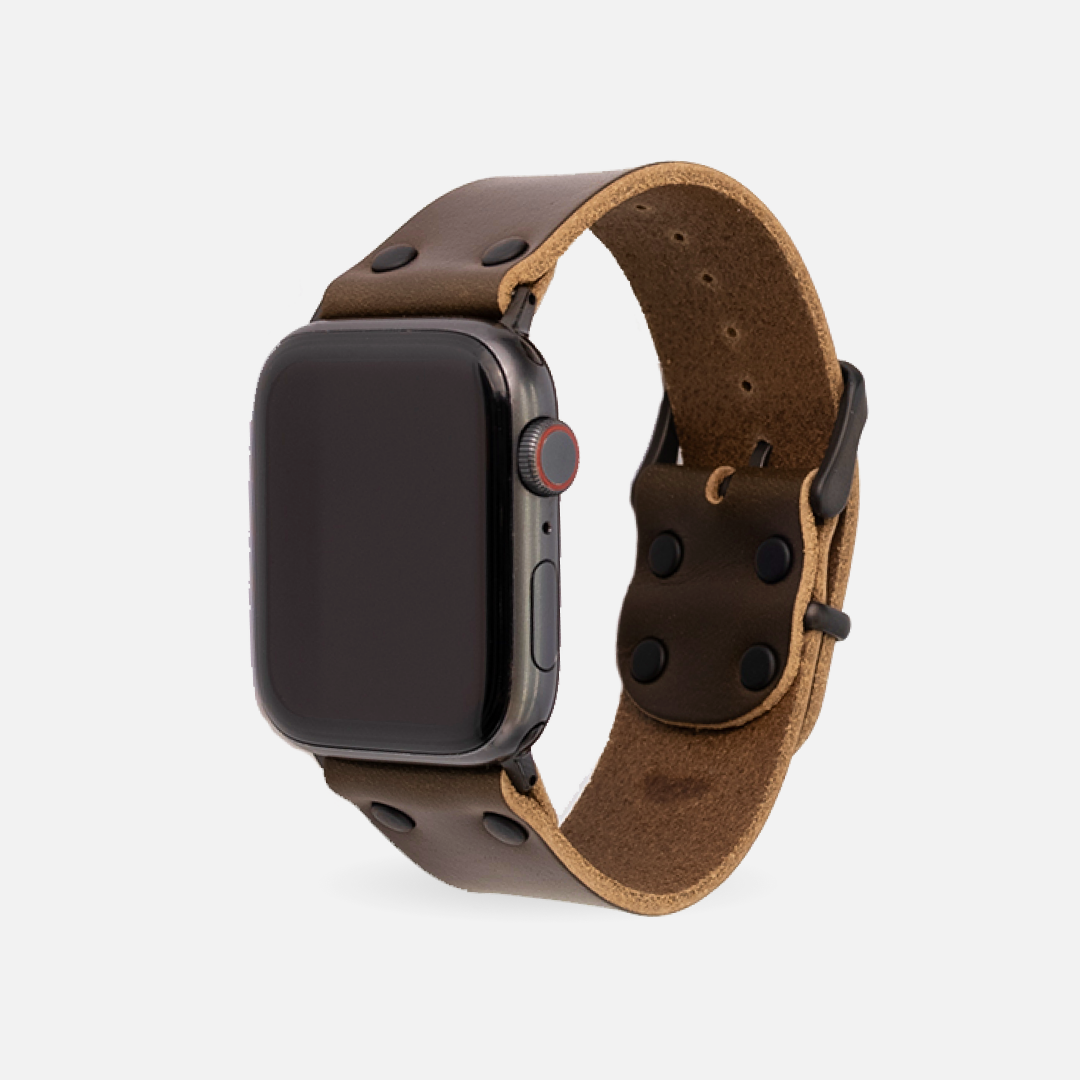 Leather Apple Watch Band - USA Made & Full-Grain Leather